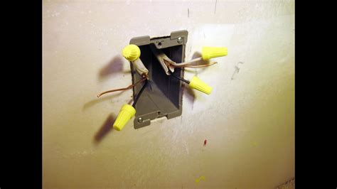 cutting electrical box in drywall|drywall mounted electrical box wings.